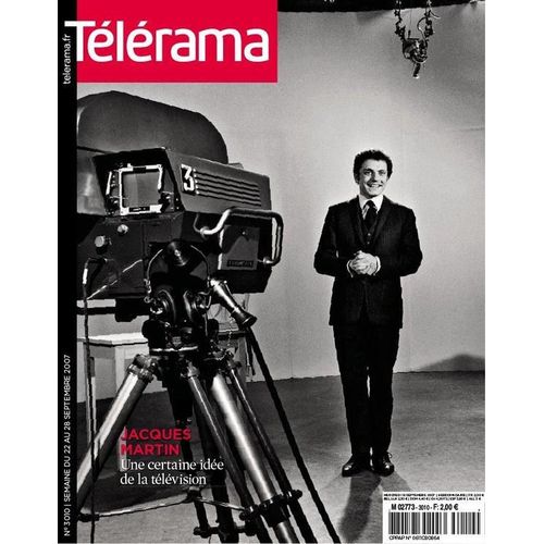 Telerama  N° 3010 : Jacques Martin Une Certaine Idée De La Télévision
