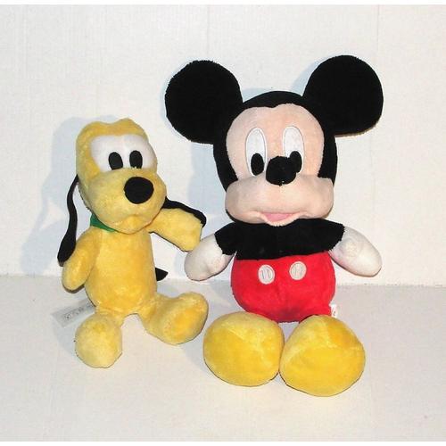 Peluche Mickey Et Dingo Disney Nicotoy