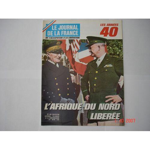 Le Journal De La France N 139 L'afrique Du Nord Liberee