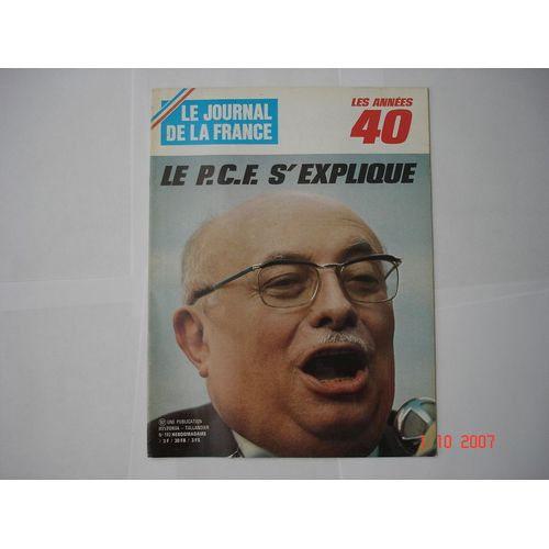 Le Journal De La France N 192 Le P.C.F. S'explique