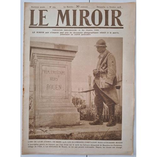 Journal Ancien Le Miroir N°255