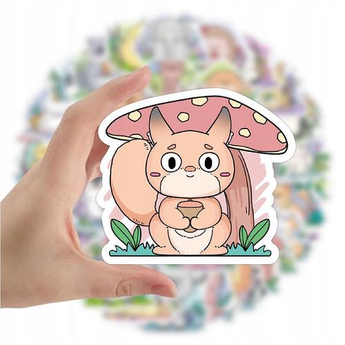 200 Autocollants Kawaii En Forme D'animaux De Dessin Anim¿¿.,Aesthetic Couleurs Stickers, Imperm¿¿Able Vinyle Autocollant Pour Telephone Ordinateur Portable Macbook Scrapbooking