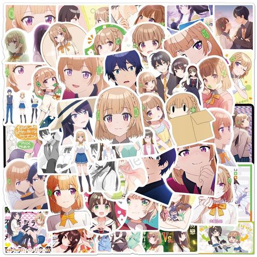 200 Pi¿¿Ces Osananajimi Ga Zettai Ni Makenai Mi?,Aesthetic Couleurs Stickers, Imperm¿¿Able Vinyle Autocollant Pour Telephone Ordinateur Portable Macbook Scrapbooking
