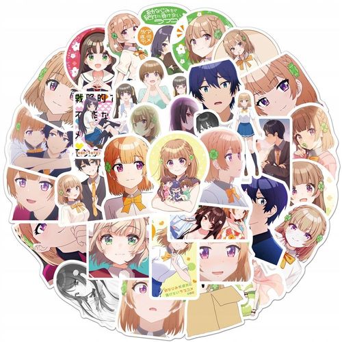 200 Pi¿¿Ces Anime Osananajimi Ga Zettai Ni Maken,Aesthetic Couleurs Stickers, Imperm¿¿Able Vinyle Autocollant Pour Telephone Ordinateur Portable Macbook Scrapbooking