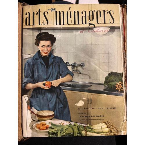 Revue Arts Ménagers Et Culinaires N°1 À 6 (Reliées)