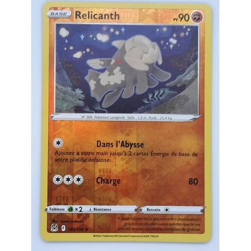 Relicanth Reverse - Pokémon - Set Origine Perdue -101/196 - Eb11 - Française