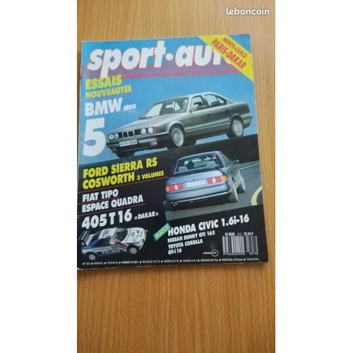 Magazine Sport Auto N° 313 De Février 1988