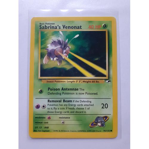 Pokémon Sabrina's Venonat (Mimitoss) 96/132