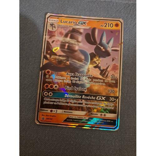 Une Carte Pokémon De Lucario Ex