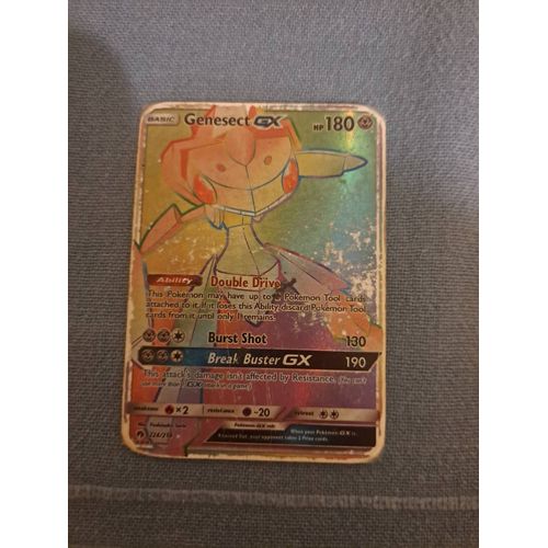 Une Carte Pokémon De Genesect Gx