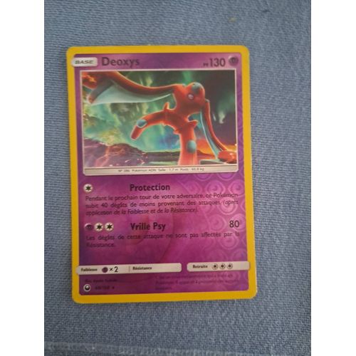 Une Carte Pokémon De Deoxys