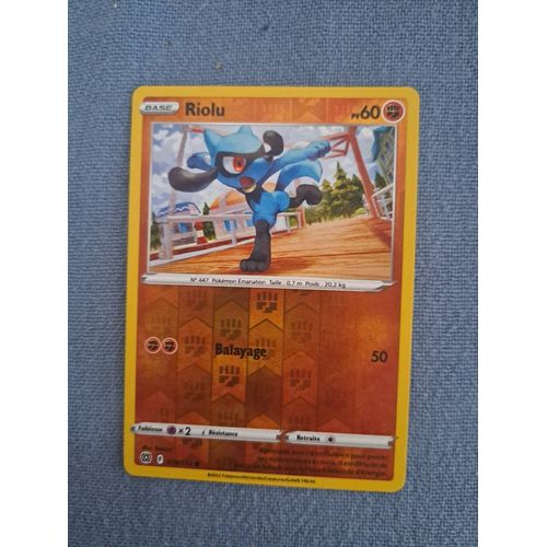 Une Carte Pokémon De Riolu