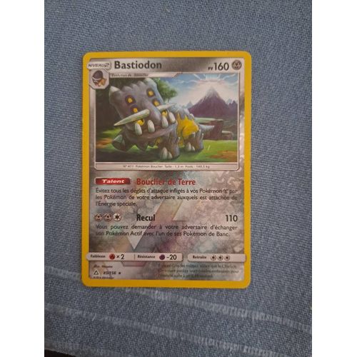 Une Carte Pokémon De Bastiodon
