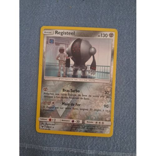 Une Carte Pokémon De Registeel