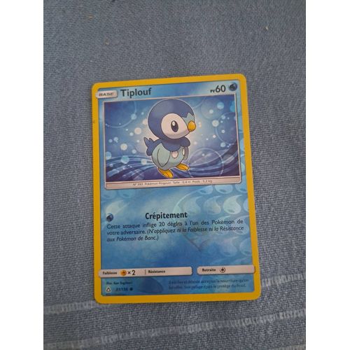 Une Carte Pokémon De Tiplouf