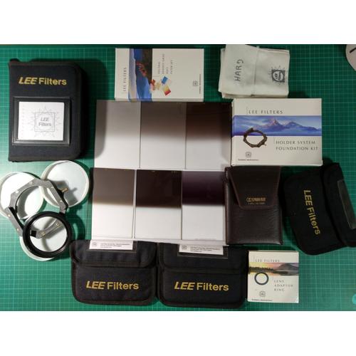 Kit de filtres LEE pour la photo de paysage (filtres, porte filtres, pochettes)