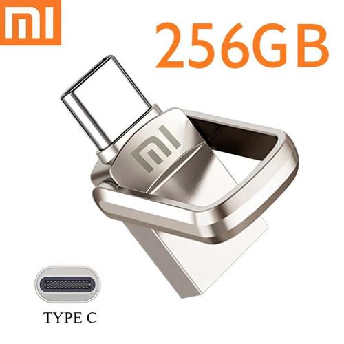 Xiaomi-Clé USB 3.0 Type-C,Disque U,2 To,Haute Vitesse,Téléphone Portable,Clé  USB 1 To,Ordinateur,Utilisation Touriste,OTG,Mémoire Flash - Type 256GB