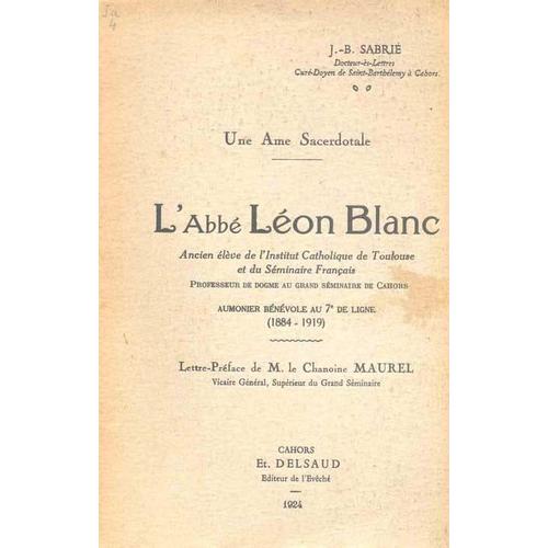 L'abbé Léon Blanc