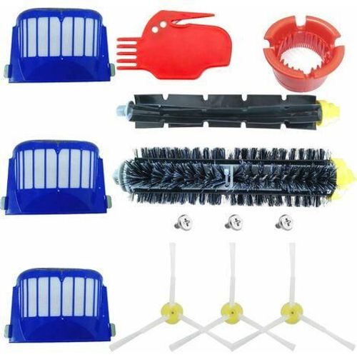 Compatible with iRobot Roomba 600 Series Accessory with Brushes & Filters for 600 605 610 615 616 620 621 625 630 631 632 650 651 660 670 671 680 691 696 - 15 Piece Kit