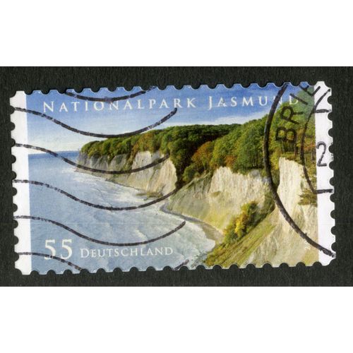 Timbre Oblitéré Deutschland, Nationalpark Jasmund, 55