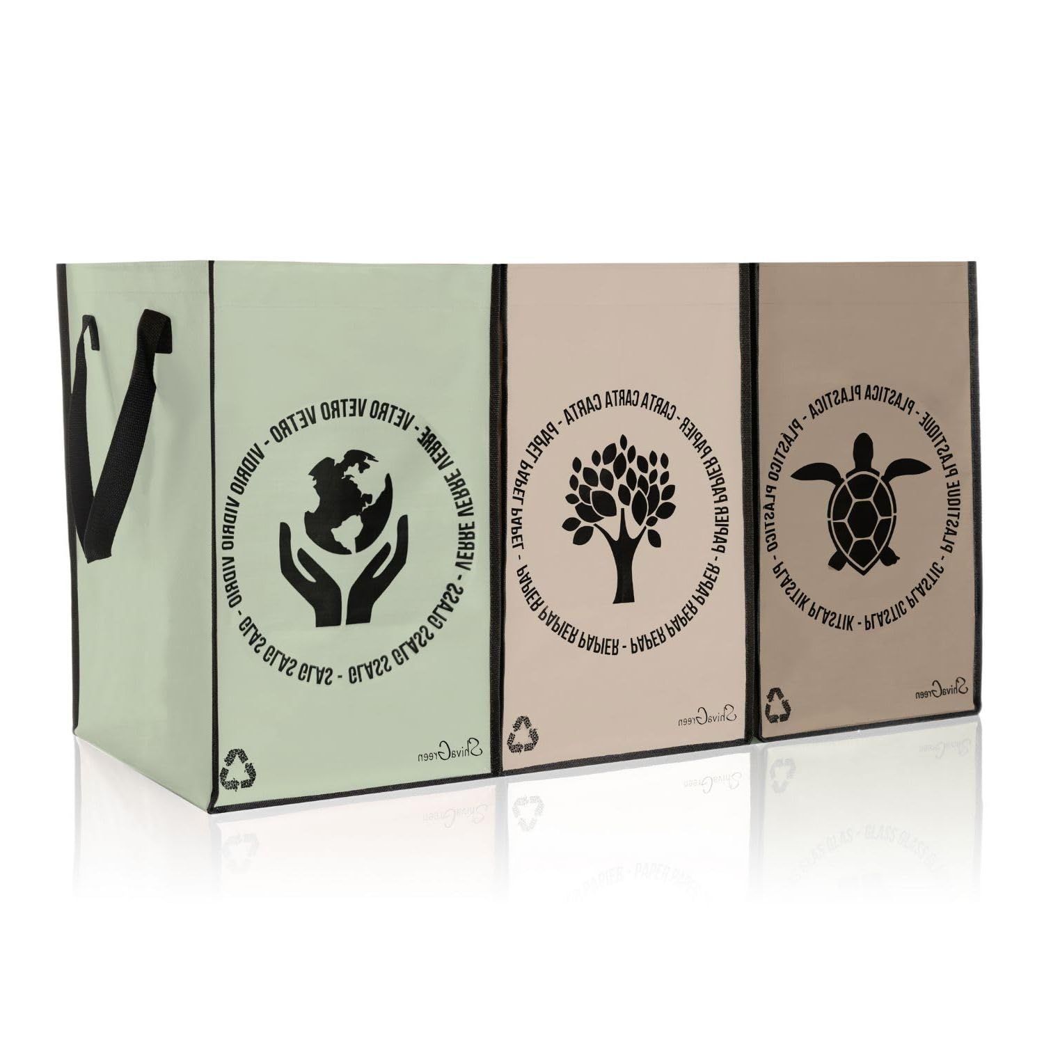 Poubelle Tri Sélectif ¿ Sac Tri Selectif- 3 Bac Tri Selectif¿ Plast...