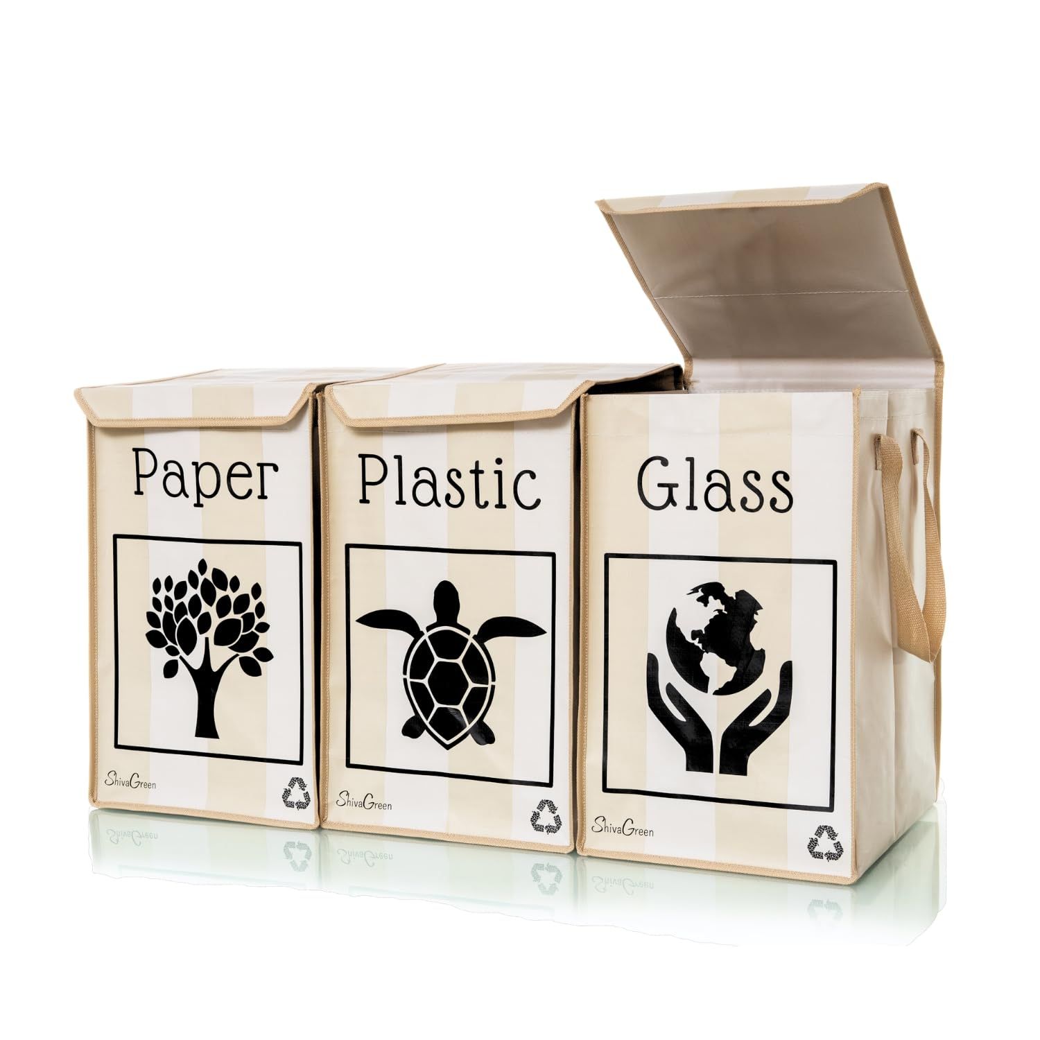 Poubelle Tri Sélectif \U2013 Sac Tri Selectif- 3 Bac Tri Selectif\U...