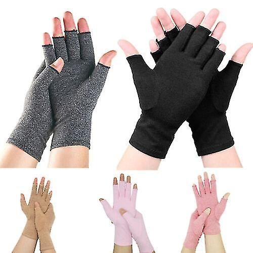 Gants De Compression Anti-Arthrite, Soutien Sans Doigts, Soulagement De La Douleur Rhumato?De M Nude