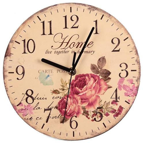 Horloges murales en bois conception brève silencieux maison café bureau décoration murale horloges pour cuisine Art mural grandes horloges murales 23 cm 23 CM H.