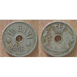 Roumanie 10 Bani 1906 Piece Lei