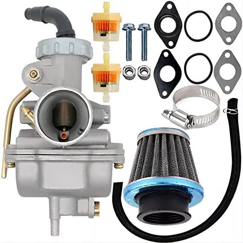 Carbhub Pz20 Carburateur Pour Kazuma Baja 50 Cc 70 Cc 90 Cc 110 Cc 125 Cc Taotao 110 B Nst Sunl China Quad 4 Temps Atv 4 Roues Kart Filtre À Air Dirt Bike Honda Crf50 F Xl75 Crf80 F Xr50r Avec Filtre À Air