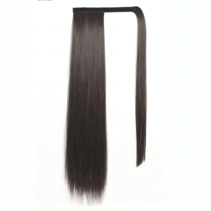 Postiche Queue De Cheval Extension De Cheveux Raides 55cm Sy...