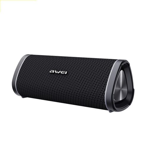Haut-parleur portable étanche Bluetooth 5.0 IPX6 avec étui rigide, son super basse à 360°, autonomie de 8 à 10 heures, parfait pour les fêtes et les activités de plein air.