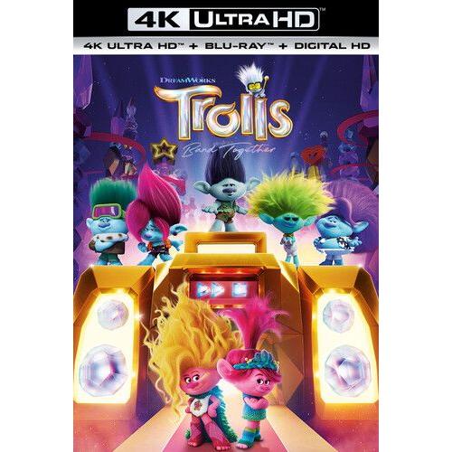 Trolls Band Together [Ultra Hd] With Blu-Ray, 4k Mastering, Ac-3/Dolby Digital, Digital Copy, Dolby, Dubbed, Subtitled