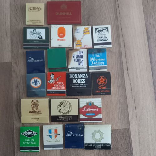 Lot De 21 Boîtes D Allumettes Anciennes