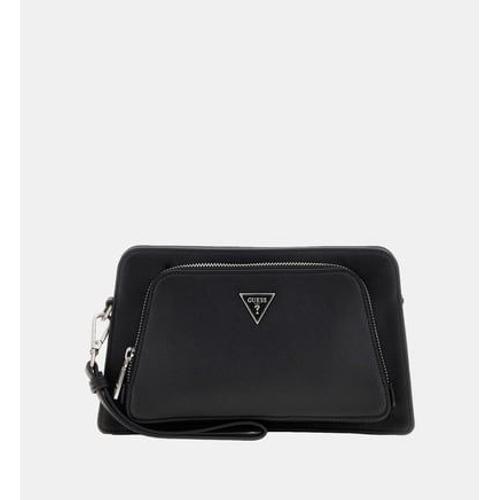 Guess - Sac besace signature - Noir