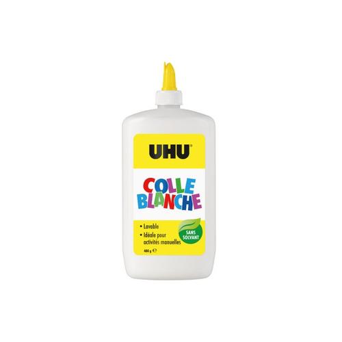 Colle blanche universelle UHU - pour loisir créatif - 480g