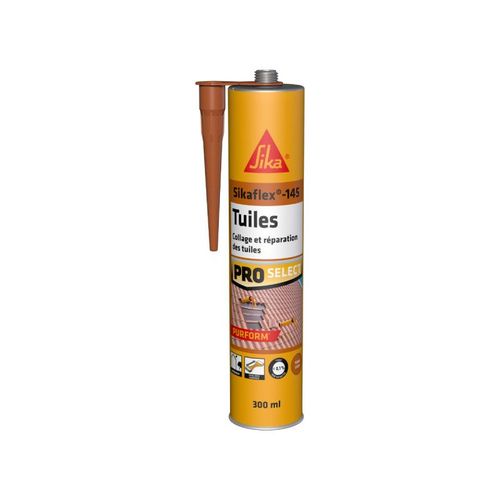 Colle souple pour tuiles SIKA Sikaflex-145 Tuiles Purform - Terre cuite - 300ml