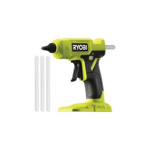 Pistolet à colle RYOBI 18V One+ - Sans batterie ni chargeur - 3 bâtons de colle - RGLU18-0