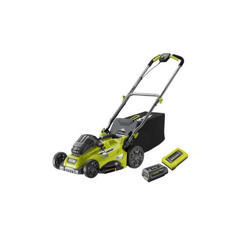 Tondeuse poussée RYOBI 36V - coupe 40cm - 1 batterie 5,0Ah - 1 chargeur - RLM36X41H50G