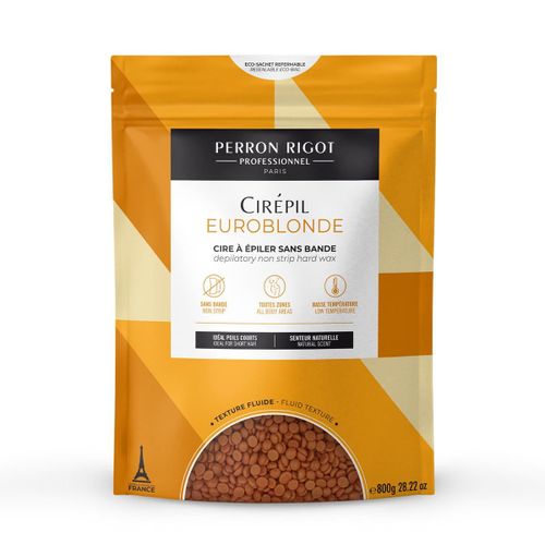 Cire Épilation Cirépil "Euro Blonde" Perron Rigot Sans Bande 800gr 