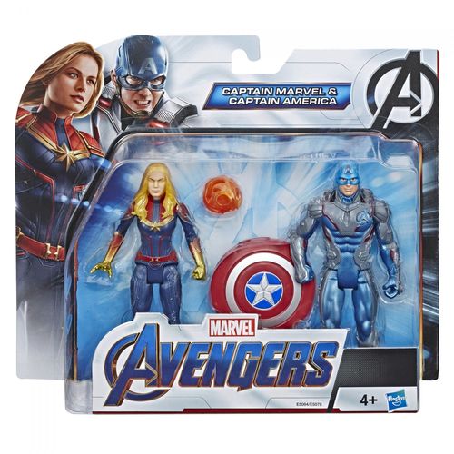 Hasbro, Avengers Avn 6in Team Pack Cap And Captain Marvel