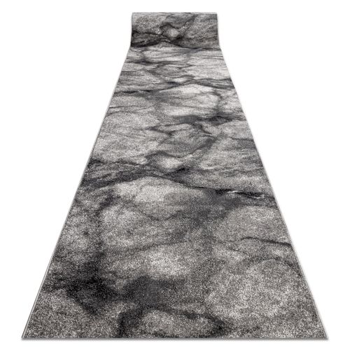 100x650 Cm Tapis De Couloir Silver Marble Marbre Gris 100cm