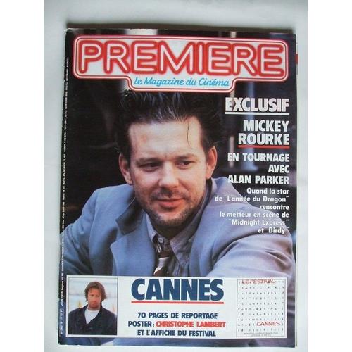 Premiere  N° 111 : Mickey Rourke.Cannes