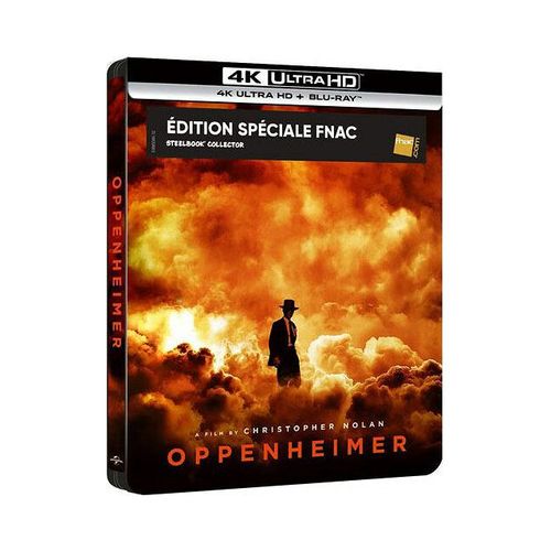 Oppenheimer - Exclusivité Fnac Boîtier Steelbook - 4k Ultra Hd + Blu-Ray