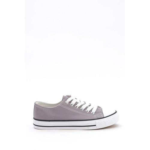 Basket En Toile Grise Femme Suredelle Taille