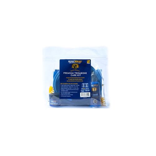 Music Nomad Mn771 - Kit D'entretien Premium Pour Trombone, Livré Avec Brosses, Huile Et Graisse
