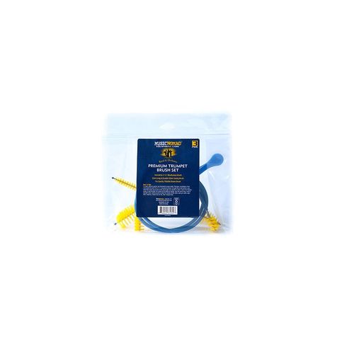 Music Nomad Mn765 - Kit De 3 Brosses Premium Pour Trompette (Embouchure, Écouvillon, Valve)