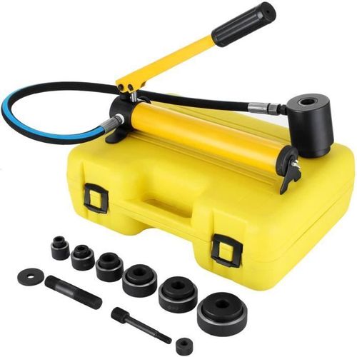 VEVOR 10 Ton Hydraulique Perçage Poinçon Ensemble Outils Haute Pression Pompe