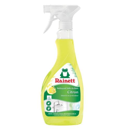 Rainett Nettoyant Salle de Bain Anti-calcaire Ecologique Citron Spray Eco conçu - Spray 500ml