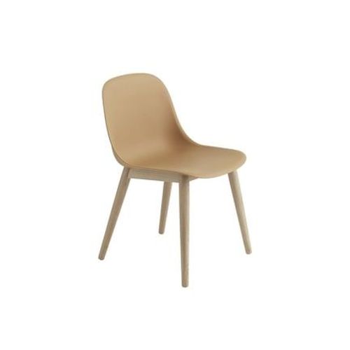 Muuto - Chaise Fiber Side - Support En Bois - Nature - Structure Chêne - Marron